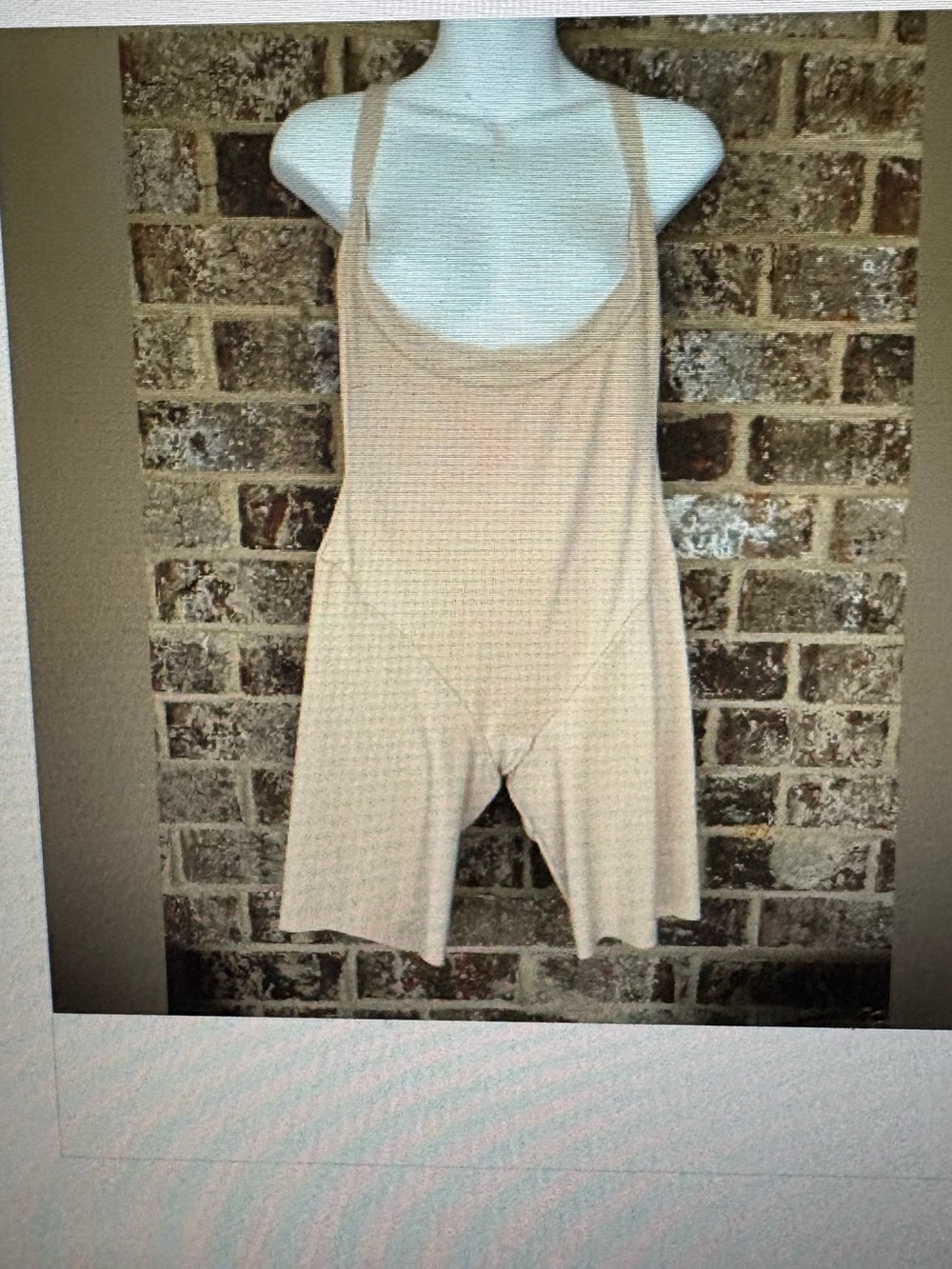 New Assets Spanx Silhouette Serums open bust mid thigh body shaper shape wear L